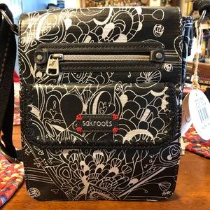 NWT Sakroot Small Flap Messenger Purse